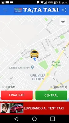 Tatataxi Cliente android App screenshot 1
